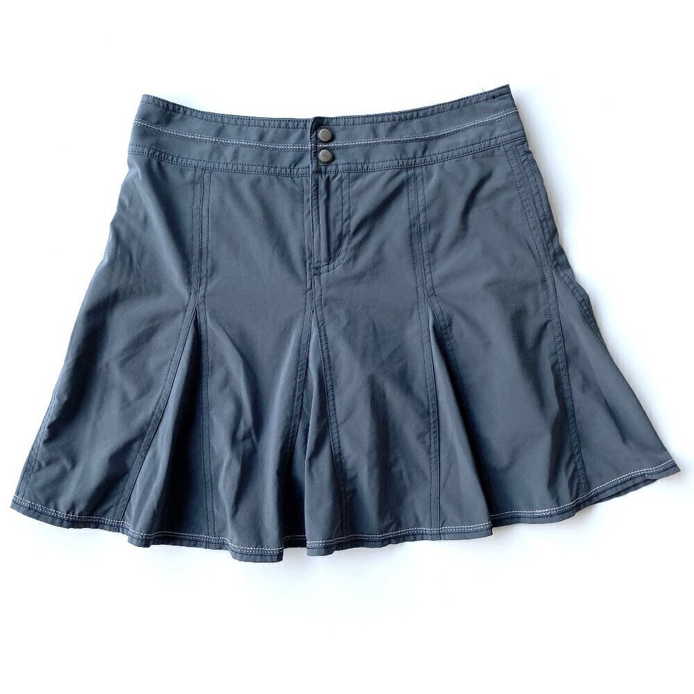 Title Nine Swingtastic Athletic Skort 17” Gray Hiking Travel Tennis Size 2